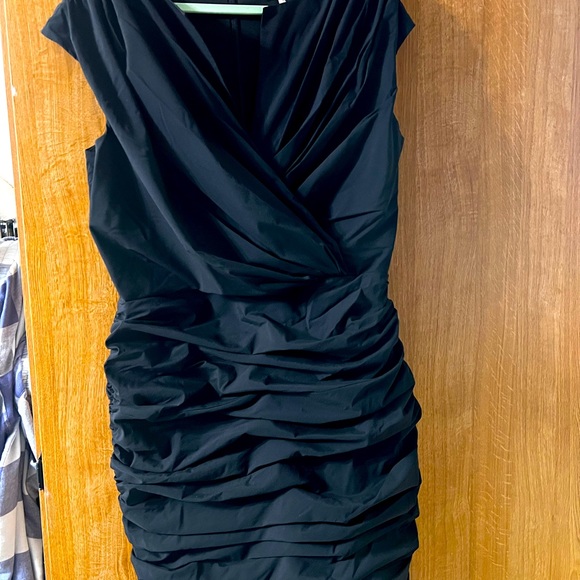 TADASHI Designer Cocktail Black Dress. - Picture 2 of 6